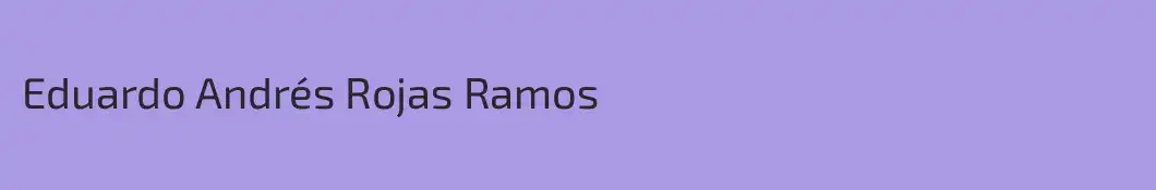Eduardo Andrés Rojas Ramos